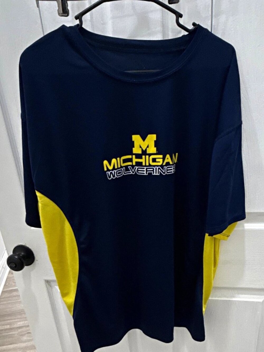 Michigan Wolverines Blue & Yellow Short Sleeve Team Shirt